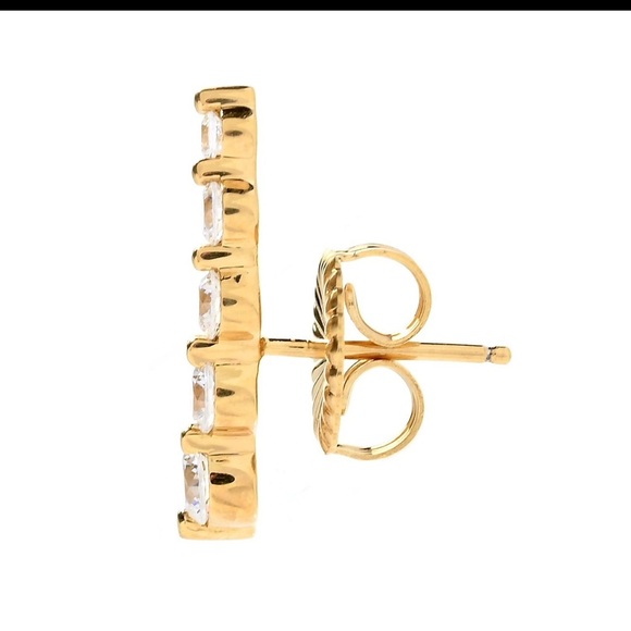 Victoria Wieck for Brilliante Simulated Diamond Crawler Earrings. Sold out - Picture 4 of 4